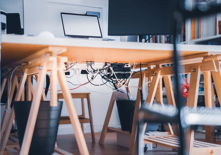 How to Organise Cables and Chargers Neatly for a Tidy Space